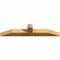 Ekena Millwork Portland Rough Sawn Timber Gable Bracket, Western Red Cedar, 72"W x 15"H x 6"D x 6"F, 5/12 Pitch GBW072X15X0606POR00RWR - alternate 3